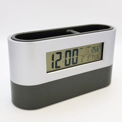 2078-Digital Clock + Pen Holder